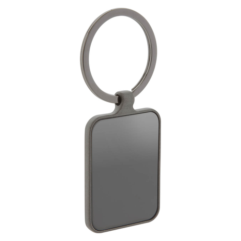 Apexia Black Rubber Flexible Key Chain with Stainless Steel Clip 3 x 0.8 